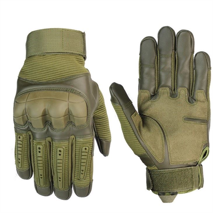 Combat Hard Knuckle Full Finger Gloves