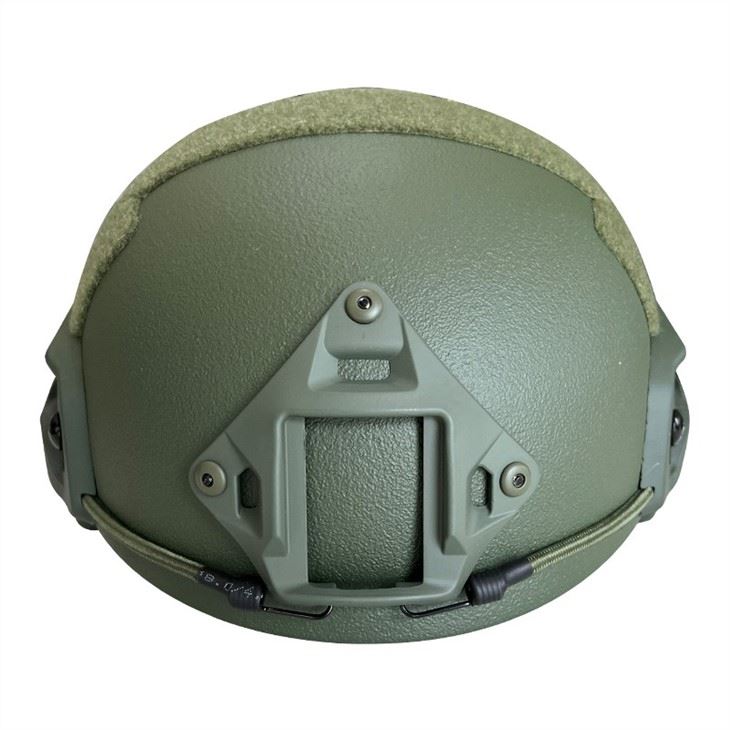 Military Bullet Proof Helmet With Accessory Rail Connectors