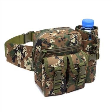 Jungle Digital Color Army Field Portable Tactical Waist Backpack Water Bottle Bag For Outdoor Camping