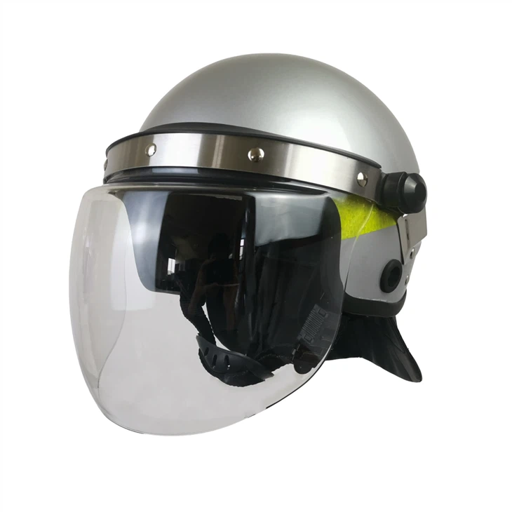 Riot Helmet with Reflective Strips